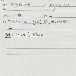 Eastern questionnaire, answ...