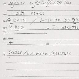 Eastern questionnaire, answ...