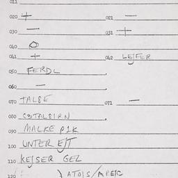Eastern questionnaire, answ...