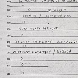 Eastern questionnaire, answ...