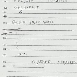 Eastern questionnaire, answ...