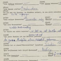 Western questionnaire, answ...