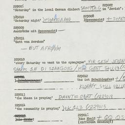 Western questionnaire, answ...