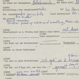 Western questionnaire, answ...