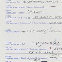 Western questionnaire, answ...