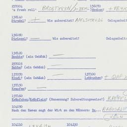 Western questionnaire, answ...