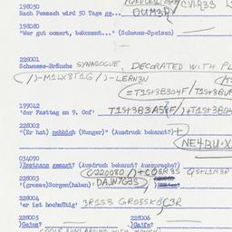 Western questionnaire, answ...