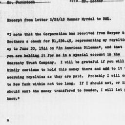 Memorandum from Robert M. L...