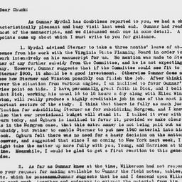 Letter from Samuel A. Stouf...