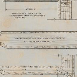 Roof, window framing details