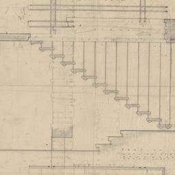 Stair section, plan