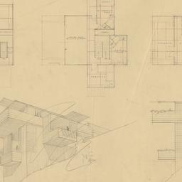 View from below, three plan...