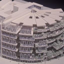 Model, aerial view.