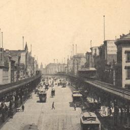 Elevated Road and Bowery, N...