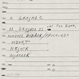 Eastern questionnaire, answ...