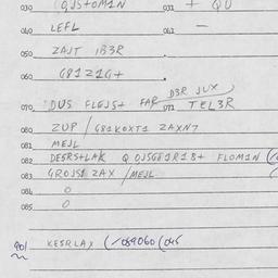Eastern questionnaire, answ...