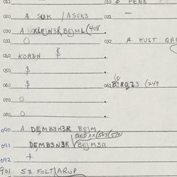 Eastern questionnaire, answ...