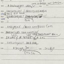 Eastern questionnaire, answ...