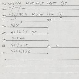 Eastern questionnaire, answ...