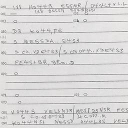Western questionnaire, answ...