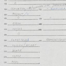 Eastern questionnaire, answ...