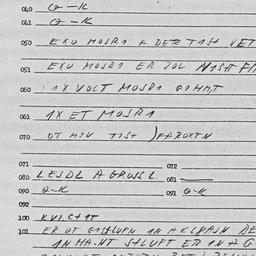 Eastern questionnaire, answ...