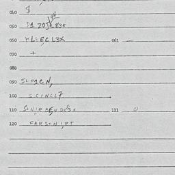 Eastern questionnaire, answ...