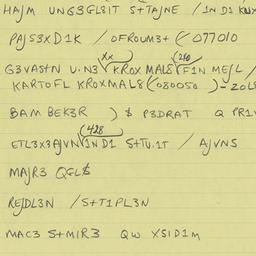 Eastern questionnaire, answ...