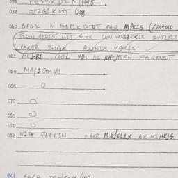 Eastern questionnaire, answ...