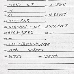 Eastern questionnaire, answ...