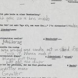 Western questionnaire, answ...