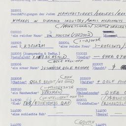 Western questionnaire, answ...