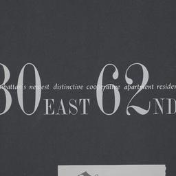 Cumberland House, 30 E. 62 ...