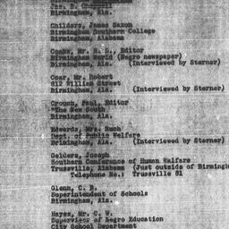 Contact list for Gunnar Myr...