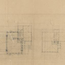 First, second floor sketch ...