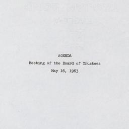 Meeting of the Board of Tru...