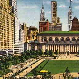 Bryant Park, Public Library...