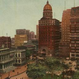 City Hall and Newspaper Row...