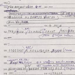 Eastern questionnaire, answ...