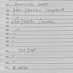 Eastern questionnaire, answ...