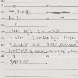 Eastern questionnaire, answ...