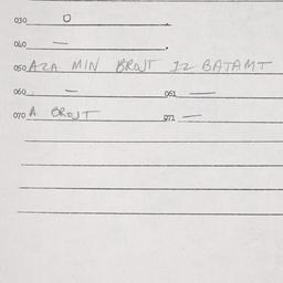 Eastern questionnaire, answ...