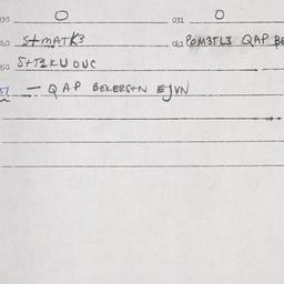 Eastern questionnaire, answ...