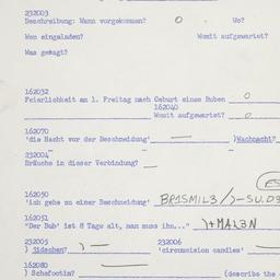 Western questionnaire, answ...