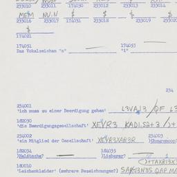 Western questionnaire, answ...