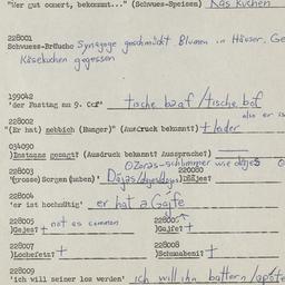 Western questionnaire, answ...