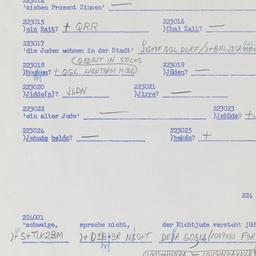 Western questionnaire, answ...