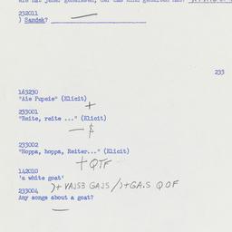 Western questionnaire, answ...