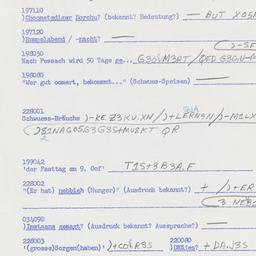 Western questionnaire, answ...