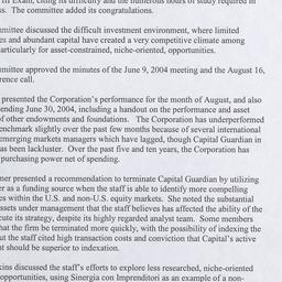 Investment Committee Meeting